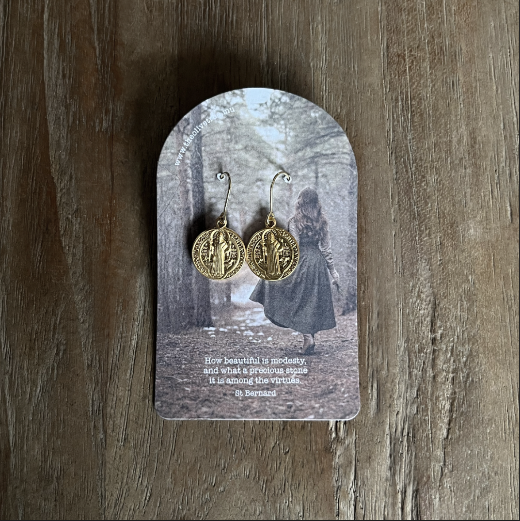 Arrival New | Gold + Silver | Medal Earrings