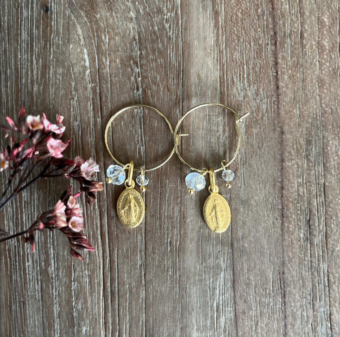 Arrival New | Gold + Silver | Medal Earrings