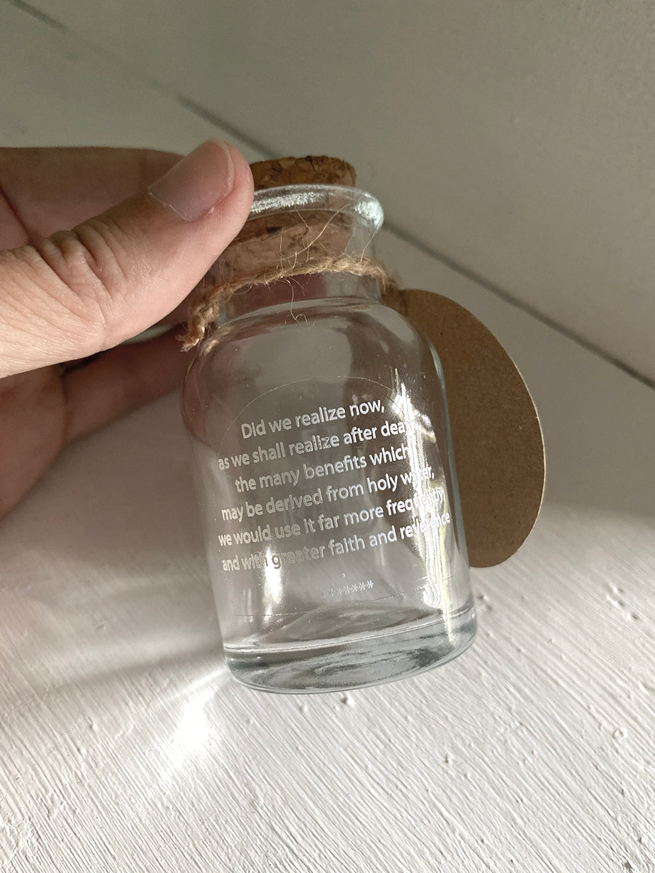 Translucent Collection | Saint Quotes & Holy Water in a bottle