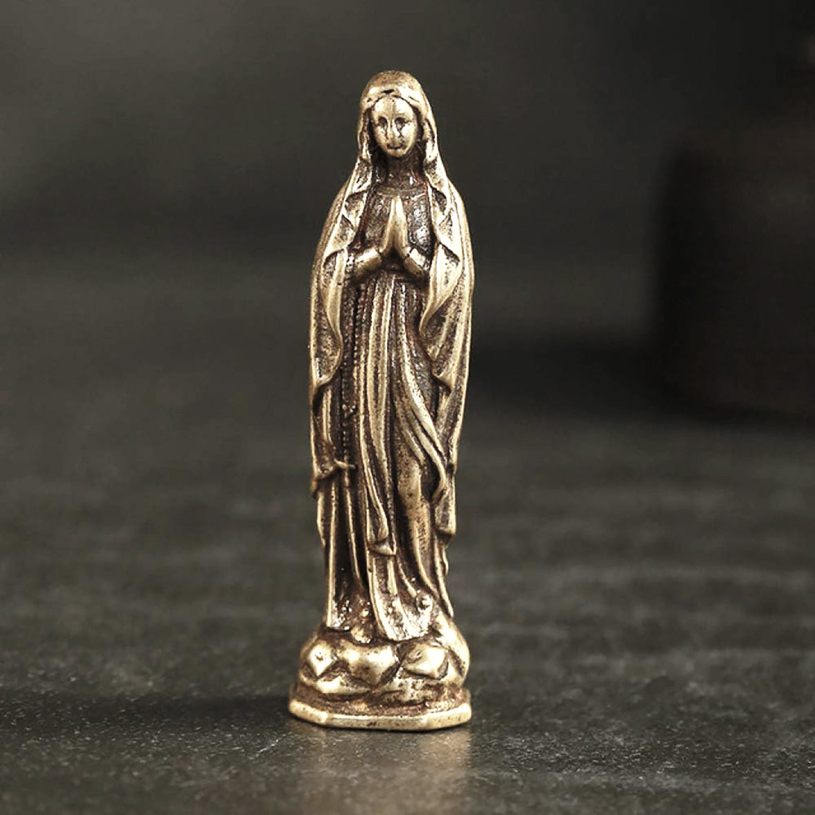 Bronze Collection | Our Lady of Lourdes miniture