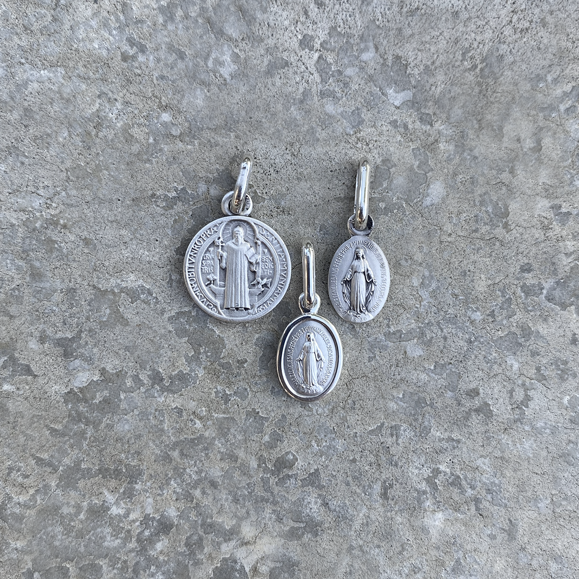 Golden Collection | Gold Plated & Silver | Fine St Benedict medals | Made in France