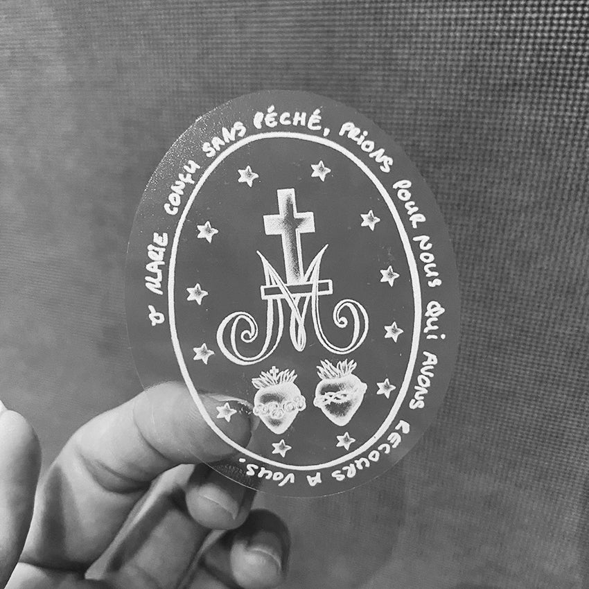 Translucent Collection | Miraculous Medal sticker