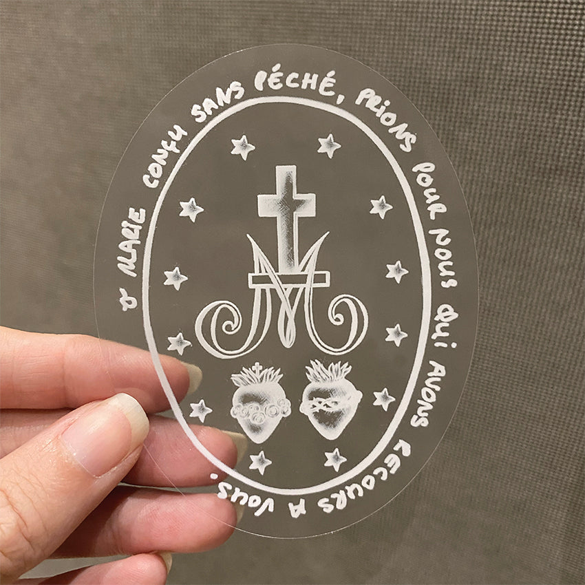 Translucent Collection | Miraculous Medal sticker