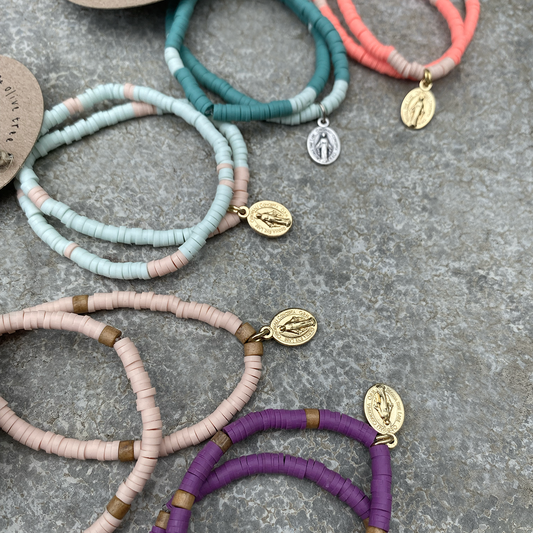 Color Collection | Wrap-Around Immaculata bracelets