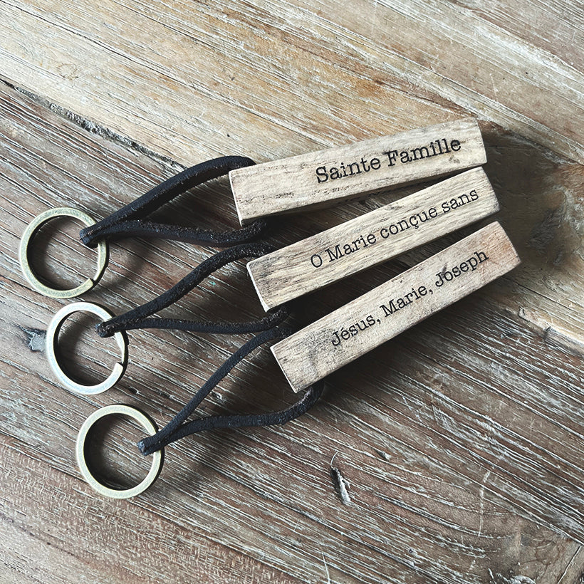 Arrival New | Nature & Wood | Solid wooden keyring trunk