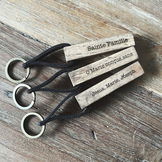 Arrival New | Nature & Wood | Solid wooden keyring trunk