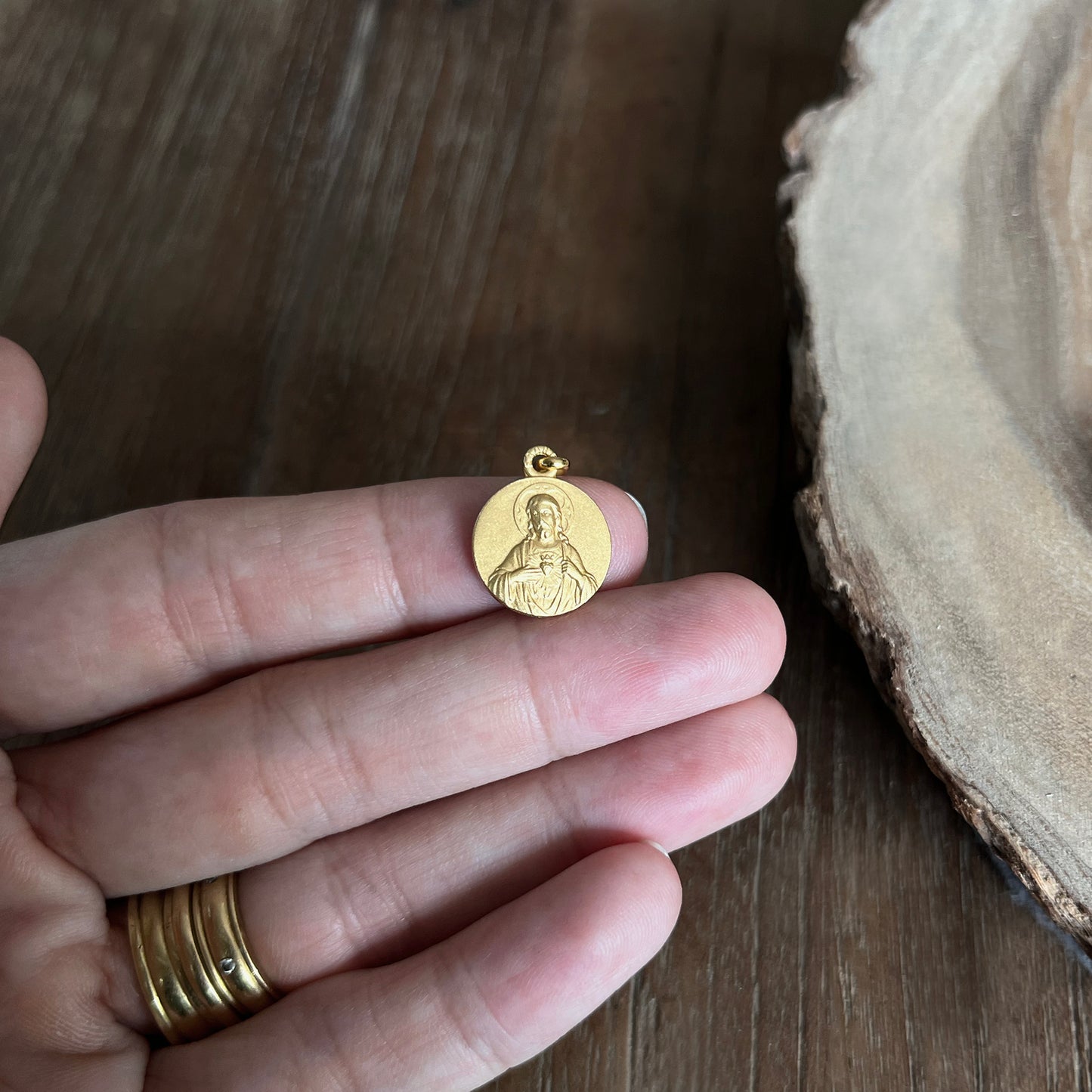 Arrival New | Golden Collection | Gold Plated | Scapular Medal | Made in France
