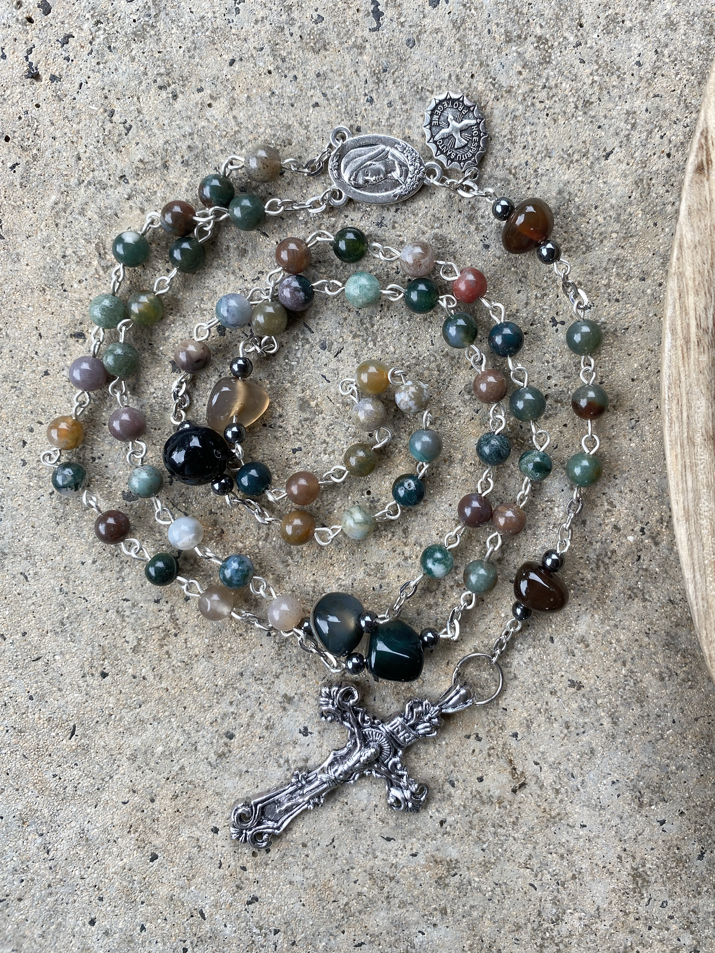 Silver Collection | Natural Stone Rosary